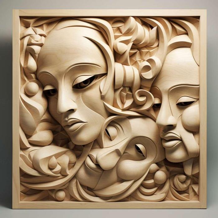 نموذج ثلاثي الأبعاد لآلة CNC 3D Art 